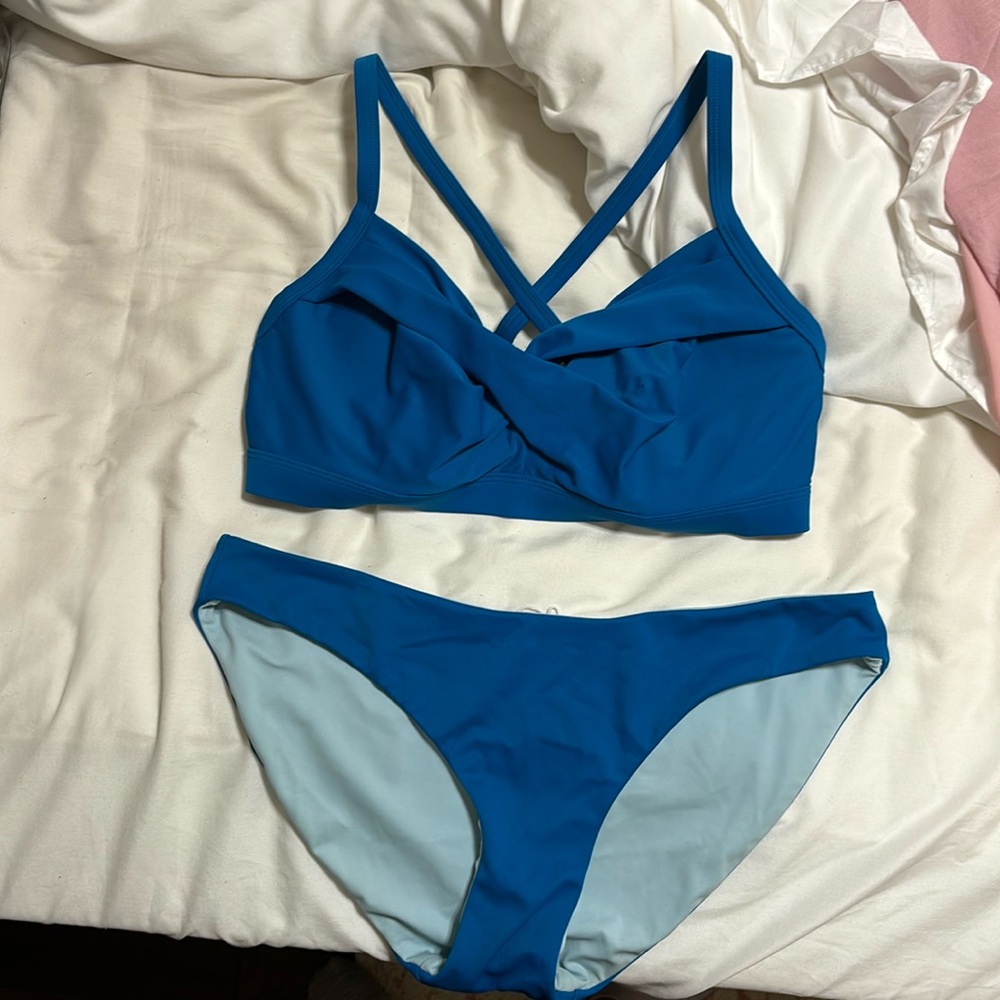 Athleta Blue Bikini